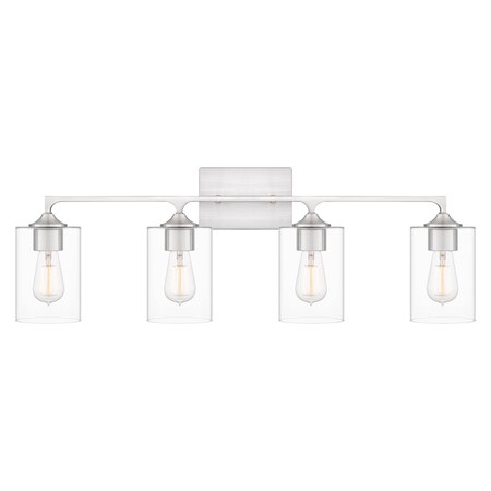Quoizel Prescott Bath 4 Lights Brushed Nickel PRC8633BN